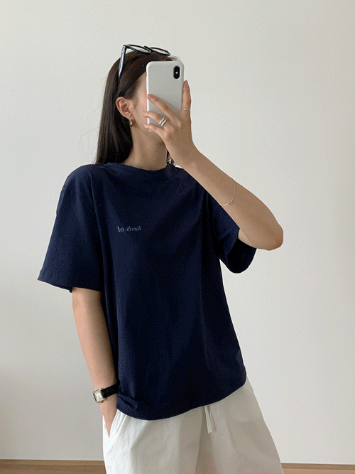 미논 레터링t-shirt [3color]